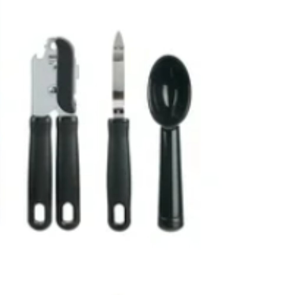 Black Kitchen Tools Set - Picture 2 of 4